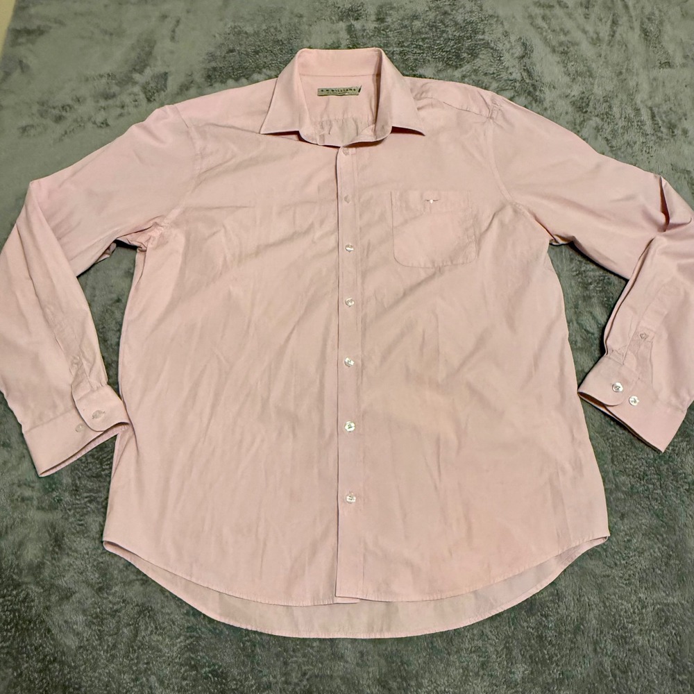 R M Williams Mens Light Pink 3XL‎ Long Sleeve Button Up Shirt Australia